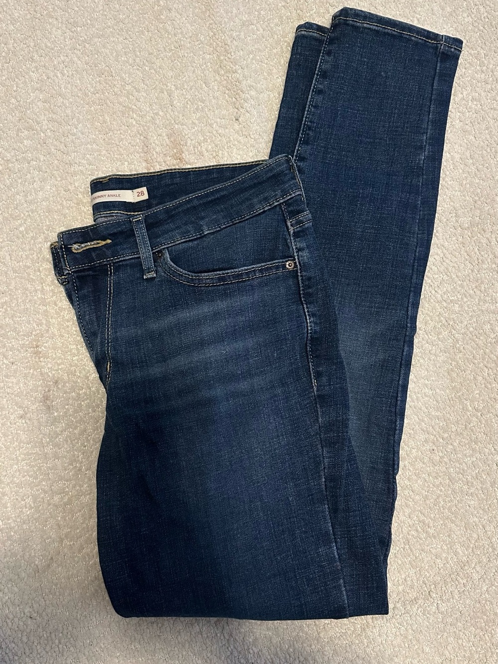 Levi's Dark wash 7/11 Skinny Ankle